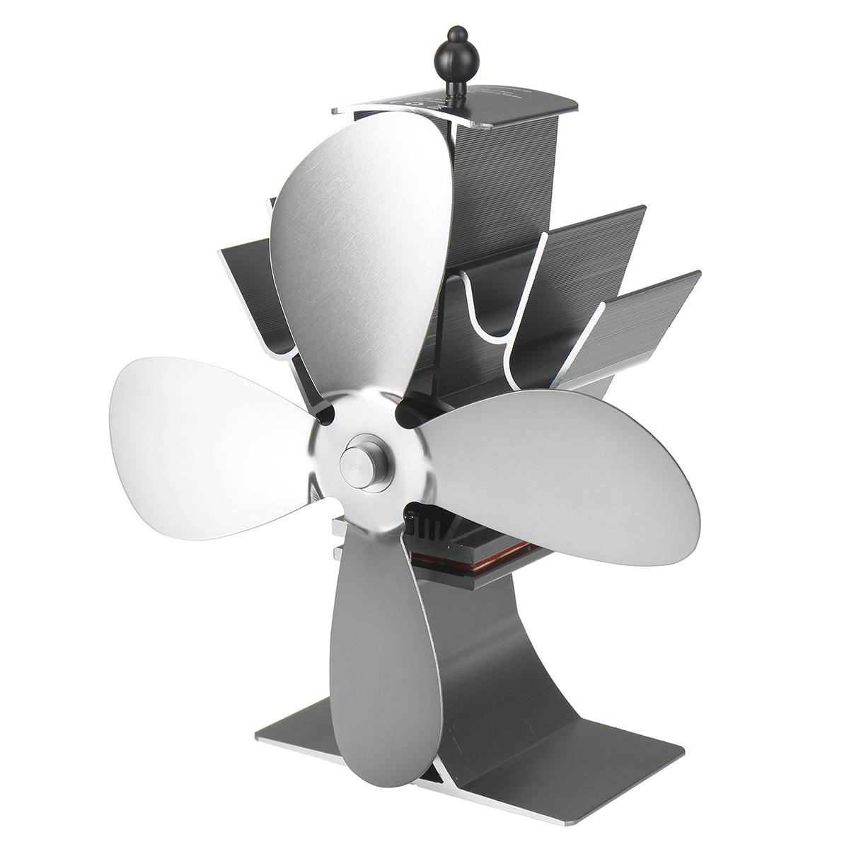 4 Blades Fireplace Fan Wood Burning Real Power Fir... – Vicedeal