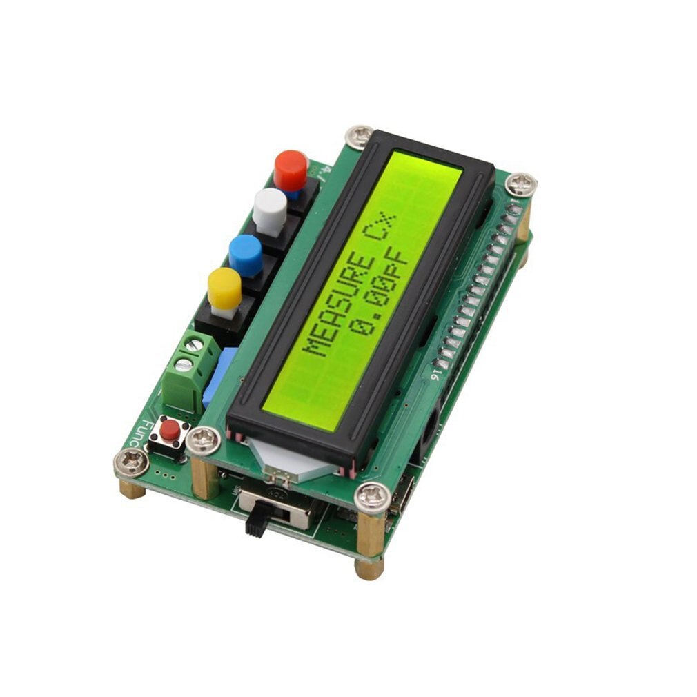 LC100A Digital LCD Capacitance LC Meter Inductive Inductance Tester Inductor Capacitor Table 1pF-100mF 1uH-100H
