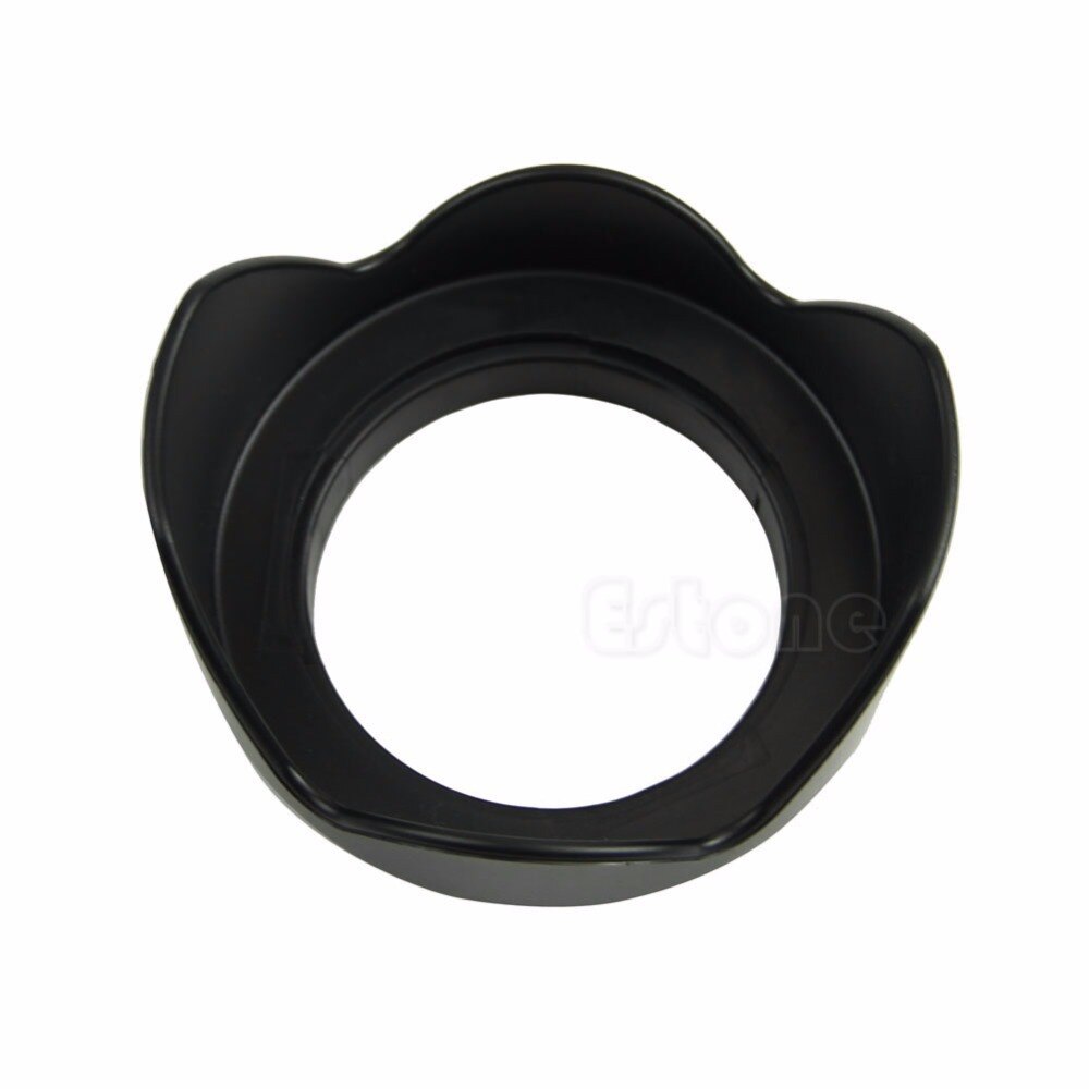 58mm Bloemvorm Zonnekap Voor Canon EOS 1100D 650D 550D 600D 500D 450D 18-55mm