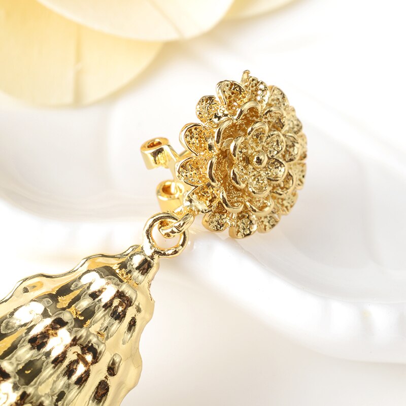 Zonnige sieraden klassieke sieraden voor vrouwen grote oorbellen romantisch voor bruiloft feest jubileum trendy oorbellen