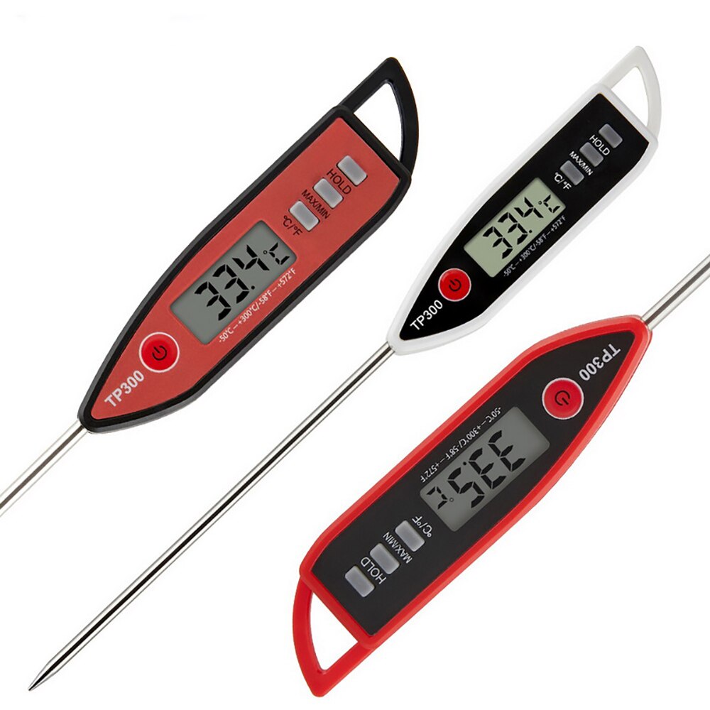 TP300 Food Digital Thermometer For Kitchen BBQ Probe Meat Water Milk Household Cooking Electronic Oven Thermometer Gauge Tools