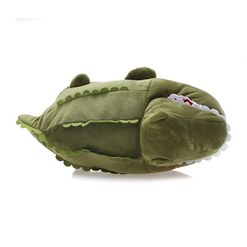 Król LIN Słodki kreskówka krokodyl dla obu płci zimowe kapcie domowe kobiety mężczyźni ciepłe pluszowe buty na piętro w domu antypoślizgowy leniwy bawełniane buty