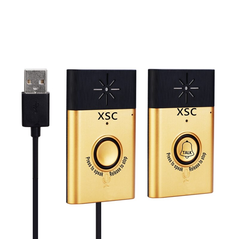 Upgraded Intelligent Doorbell Clear Loud Two-Way Voice Call and Intercom Wireless Voice Intercom Doorbell: Golden