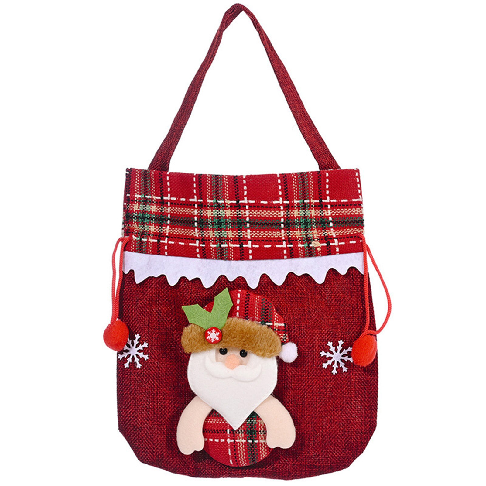 Julepose gammel mand snemand bærer slikpose hjem opbevaring festartikler  tp899: Julemanden