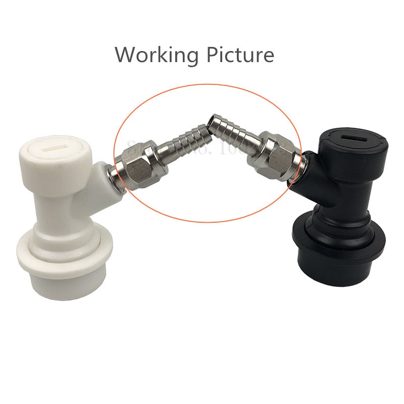 Female Flare FFL Stainless Swivel Nut 1/4 to 1/4&quot; Barb or 5/16&quot; Barb Adapter Kegging Homebrew Cornelius Keg MFL Quick Connectors