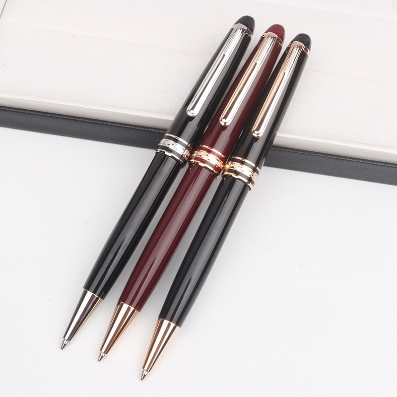 Luksus mon sort harpiks kuglepen business blance rullekuglepenne bedste mb fyldepenne til skrivning