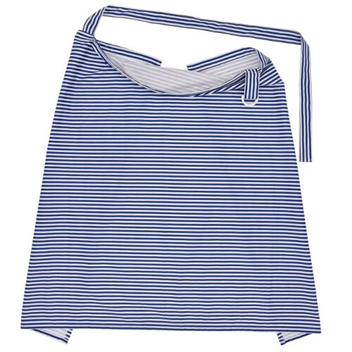 OkayMom niemowlę osłona robić karmienia piersią niemowlę oddychająca tkanina bawełniana chusta robić karmienia piersi śliniak karmienie piersią szalik dla dziecka: niebieski naszywka