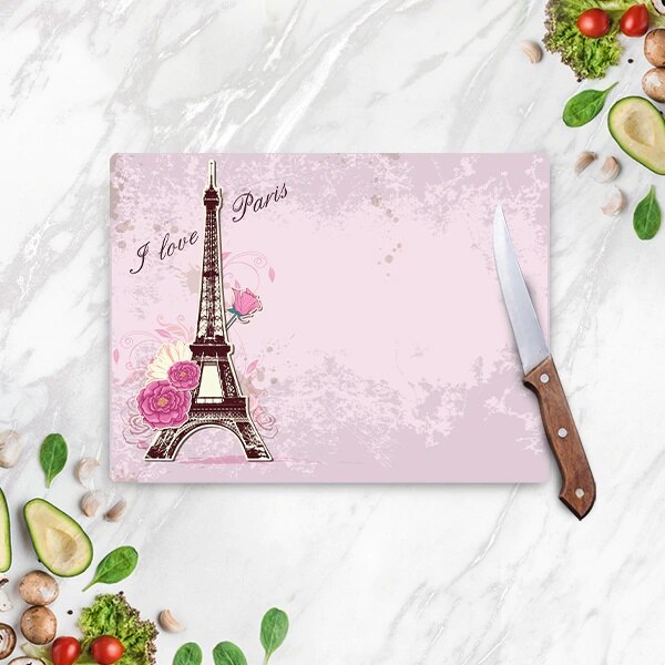 Liefde Parijs Uitziende | Glas Snijplank-Snijden Deck 390619010