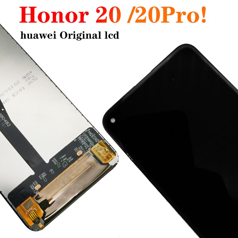 Voor Honor 20 Lcd Touch Screen Digitizer YAL-L21 YAL-AL00 YAL-TL00 Vergadering Vervanging Hauwei Voor Honor 20 Lcd