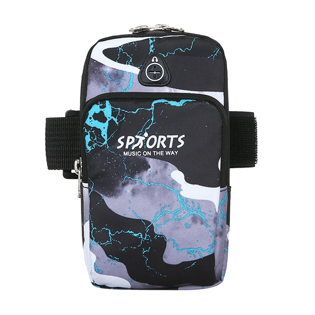 Bolsa de deporte correr pulsera, funda para correr, brazalete Universal impermeable, soporte para teléfono móvil, bolsa para correr al aire libre # P30: A