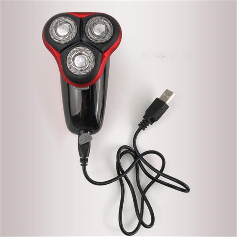 Tondeuse à barbe tête chauve électrique homme Kit de toilettage 3D rasoir crâne tondeuse coupe de cheveux à tête nue