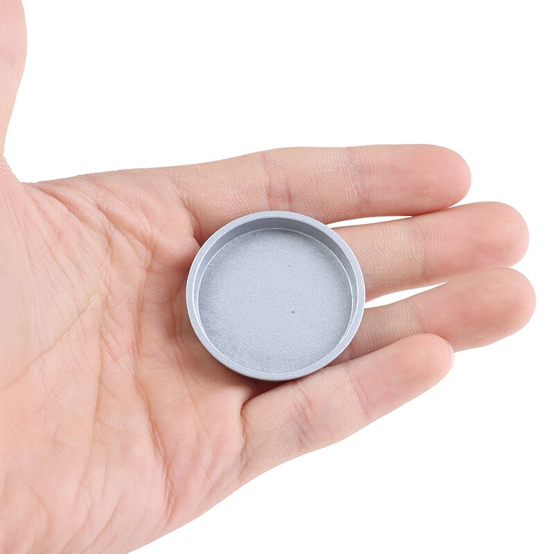 Neue 1:12 Nette Dollhouse Miniatur Mini Metall Runde Tablett Küche Zubehör Spielzeug