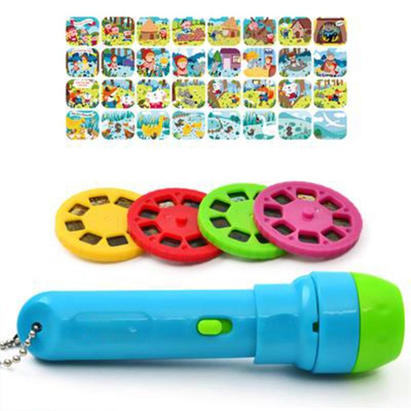mini proiettore torcia bambini istruzione giocattoli luminosi i bambini a sviluppare gioco storia sonno impostato prestazioni i regali dei bambini