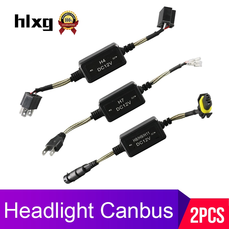 Hlxg HB3 HB4 H4 H8 H11 H3 H1 H7 LED Koplamp Decoder CANBUS EMC Canceller Condensator Anti-flicker Fout gratis Auto Accessoires