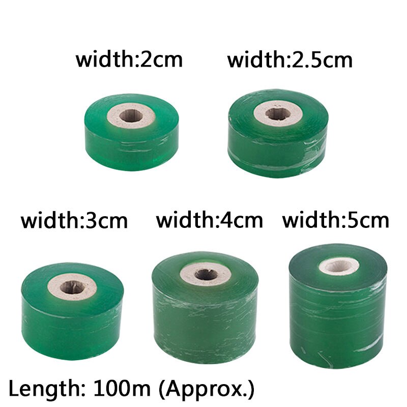 Cinta de unión de jardín 2-5cm cinta de injerto de árboles frutales cinta elástica para jardinería o vivero accesorios de herramientas de injerto para árboles