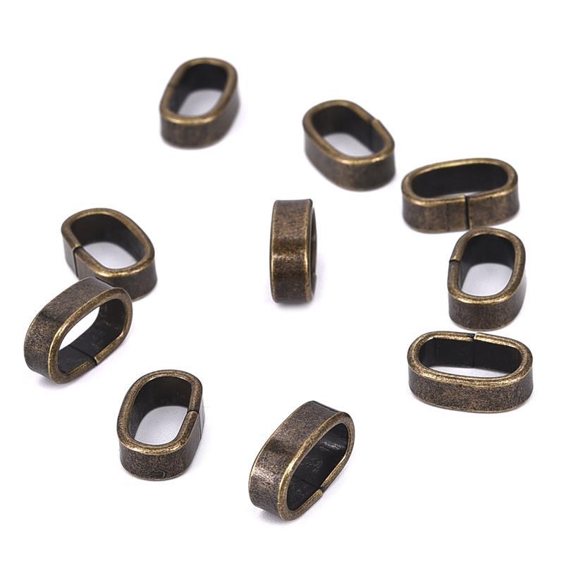 10pcs/lot Stainless Steel European Square Charms Polished Beads Bracelet DIY Jewelry Spacer Bead Hole 12.25x6.7mm: 4