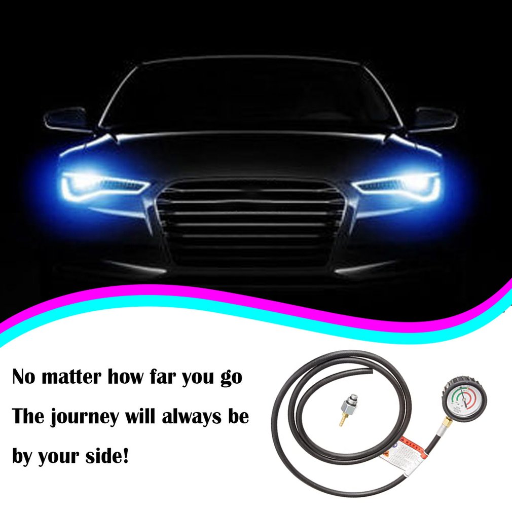 Exhaust Pressure Tester Exhaust Back Pressure Meter Three-way Catalytic Blockage Detection Meter Gauge Adapter