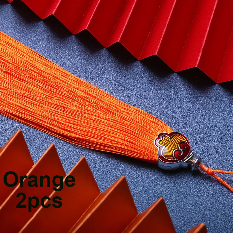 2 uds borlas artesanales sombrero de nube borla sedosa hecha a mano borlas suaves para manualidades fabricación de joyería accesorios DIY: Rojo