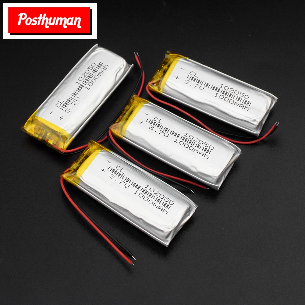 3.7v 1000mAh 102050 li-ion Li-Po Polymer Replacement Lithium Rechargeable Battery For Bluetooth speaker GPS PDA POS MP3 MP4