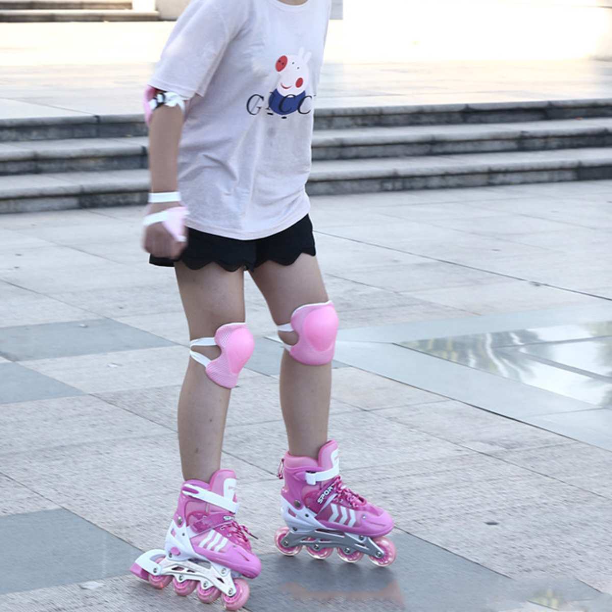 Full Flash Glowing Boys Girls Children Inline Skates Roller Skating S/M/L Christmas For Children Comfortable Breathable