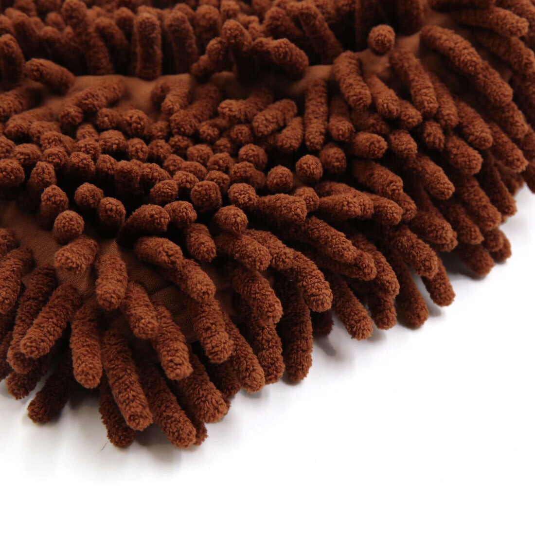 UXCELL Mikrofaser Chenille Waschen Fausthandschuh Handschuh Heimat Küche Auto Fahrzeug Staub Reinigung Handschuh Braun