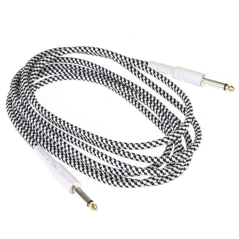 2m/3m Electric Guitar Cable Mono Male to 6.35mm Cable Wire Cord for Guitar Bass Instrument Guitar Accessories: 3m