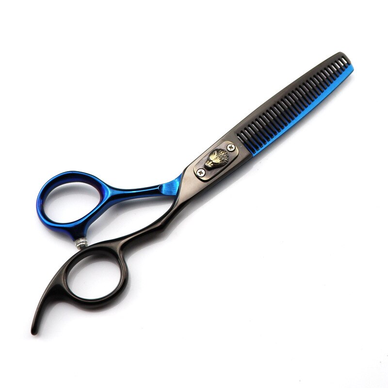 6 inch Hairdressing Scissors Wolf head Hair Stylist Flat Scissors Cutting Thinning Styling Tool Hair 6 Inch