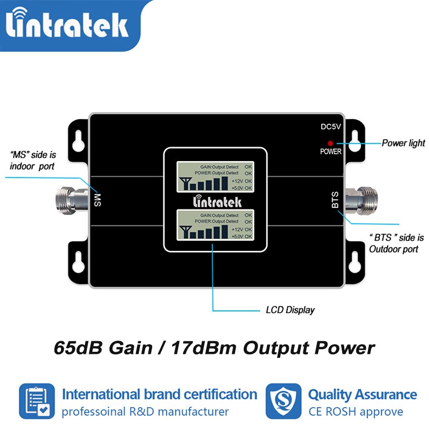 Lintratek 2G 4G 900 1800mhz Doppel Band Signal Booster LCD Anzeige GSM 900mhz LTE DCS Daten 1800 Signal Verstärker Verstärker #6