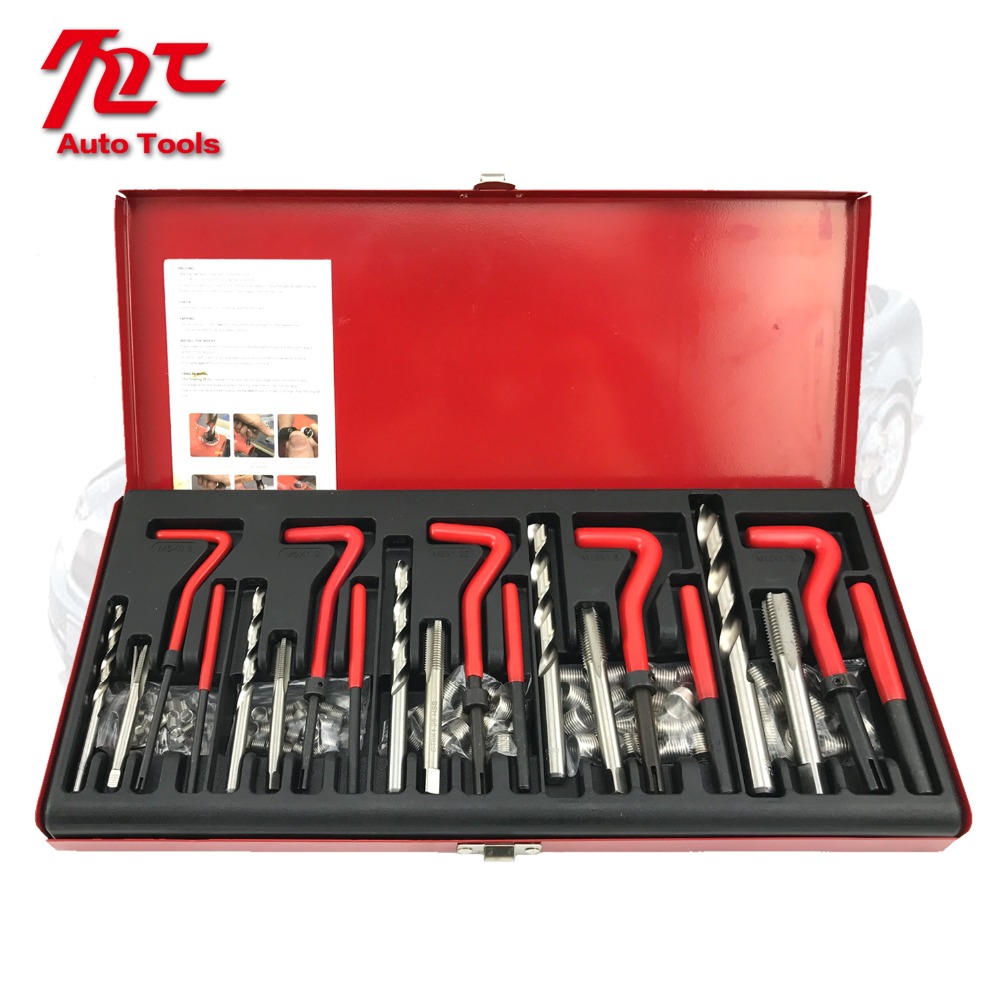 Satra Gewinde Reparatur Satz M8x1.25 - 25 Stück Edelstahl Muttern