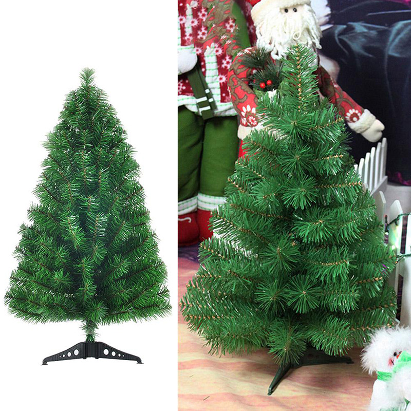 45/60Cm Kerstboom Decoratie Herbruikbare Pvc Groene Kunstmatige Kerstbomen 1Pcs 2022 Nieuwjaar Xmas Tree home Decor