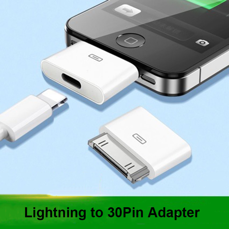 Convertisseur adaptateur 8 broches femelle à 30 broches mâle, pour iPhone 4 4S iPad 2 3 iPad Touch 3 4, pour chargeurs ou stations d'accueil