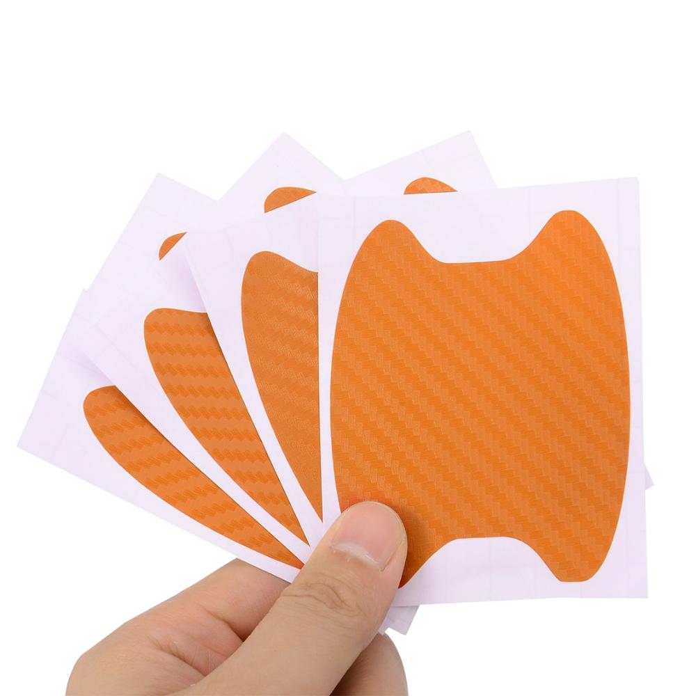 4 stk / parti universal bil dørhåndtag ridser bil ryster beskyttende vinyl protector film bilhåndtag beskyttende