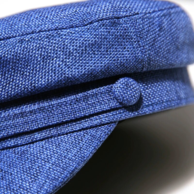 Mode Baret Hoeden Vrouwen Achthoekige Platte Cap Katoen Marine Hoeden Voor Vrouwen Stijlvolle Kunstenaar Schilder Newsboy Hoeden Leger Cap