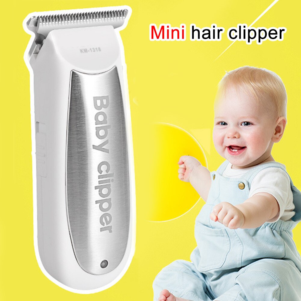 Electric Waterproof Portable Trimmer Low Noise Shaver Silent Cutting Baby Hair Clipper Washable Toddler Haircut Barber Cordless