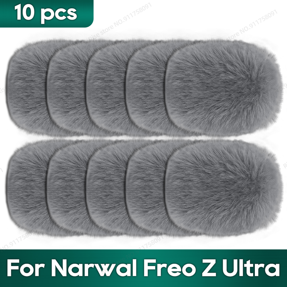 Compatible for Narwal Freo Z Ultra Robot Vacuum Accessories Main Side Brush Hepa Filter Mop Rag Dust Bag Replacement Parts: Blue