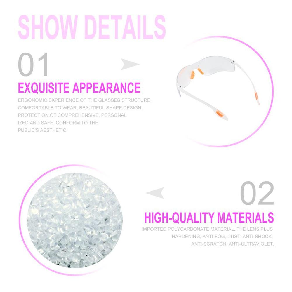 Veiligheidsbril beschermende motorbril stof wind spatwaterdicht laboratoriumbril lichtgewicht hoge sterkte slagvastheid