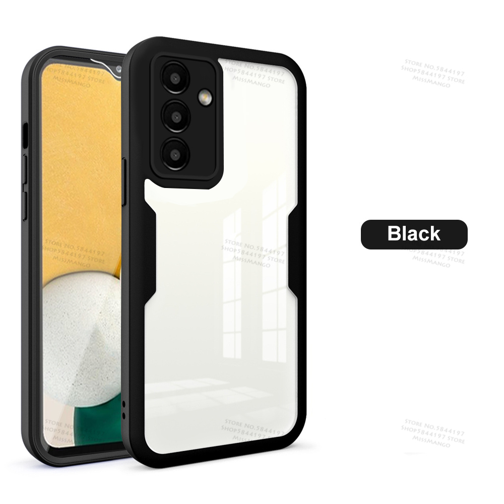 360 volle Körper Doppel Seite Bildschirm Schutz fallen Für Samsung Galaxis A13 5G 6,5 zoll Stoßfest Abdeckung für samsung samsun eine 03 Ader: Pro Samsung A13 5G / Schwarz