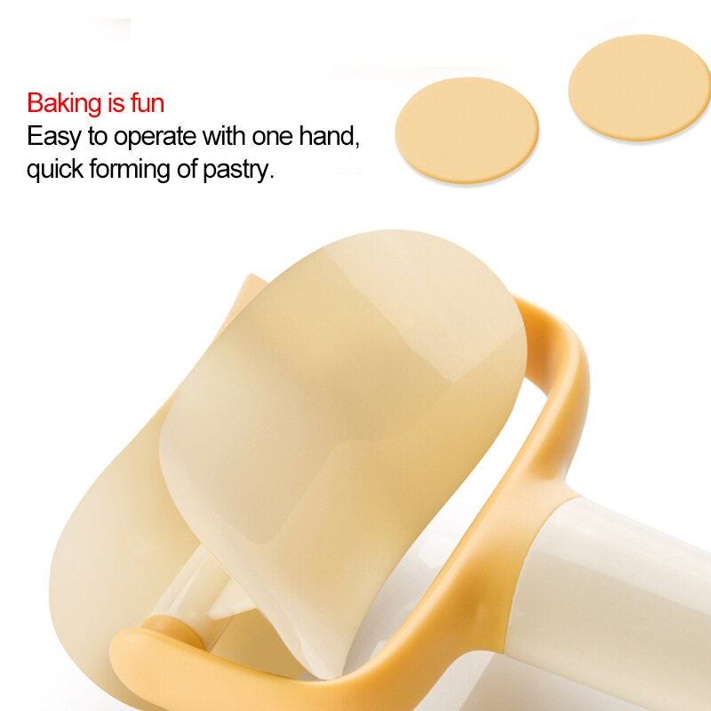 Cookie Round Rolling Biscuit Cutting Rolling Cutter Bakery Tool Rolling Angel Biscuit Ravioli Cutter Baking Pastry Supply