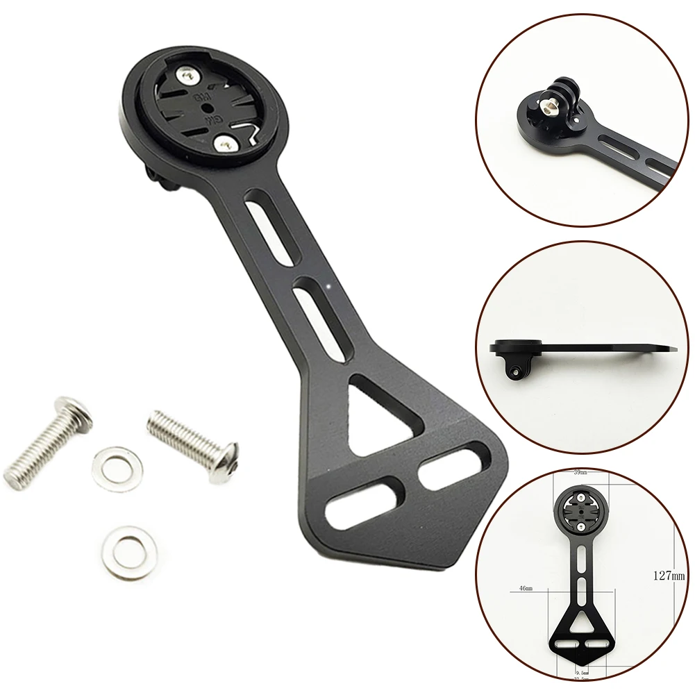 1 Juego de manillar de bicicleta de carretera, soporte para odómetro de ordenador para F12 F MOST, piezas de aleación de aluminio para montaje de ordenador de bicicleta Garmin