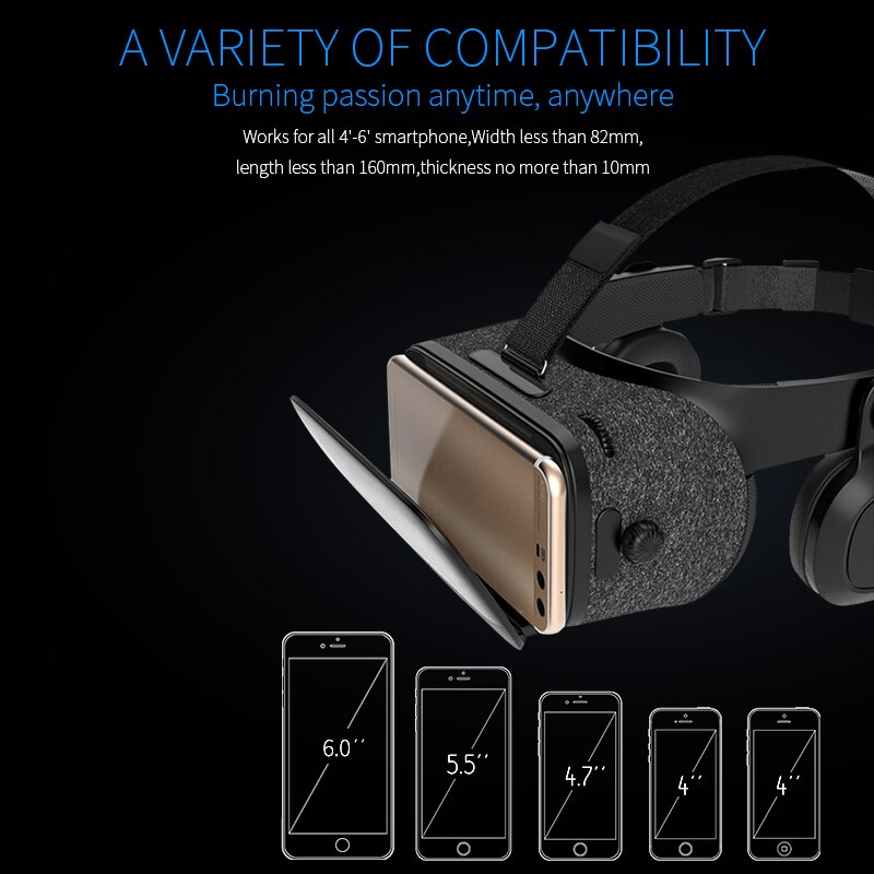 Original BOBOVR Z4 Update Z5 VR 3D Box casque lunettes de réalité virtuelle Smartphone VR casque pour Android 4.7-6.2 '''téléphone portable
