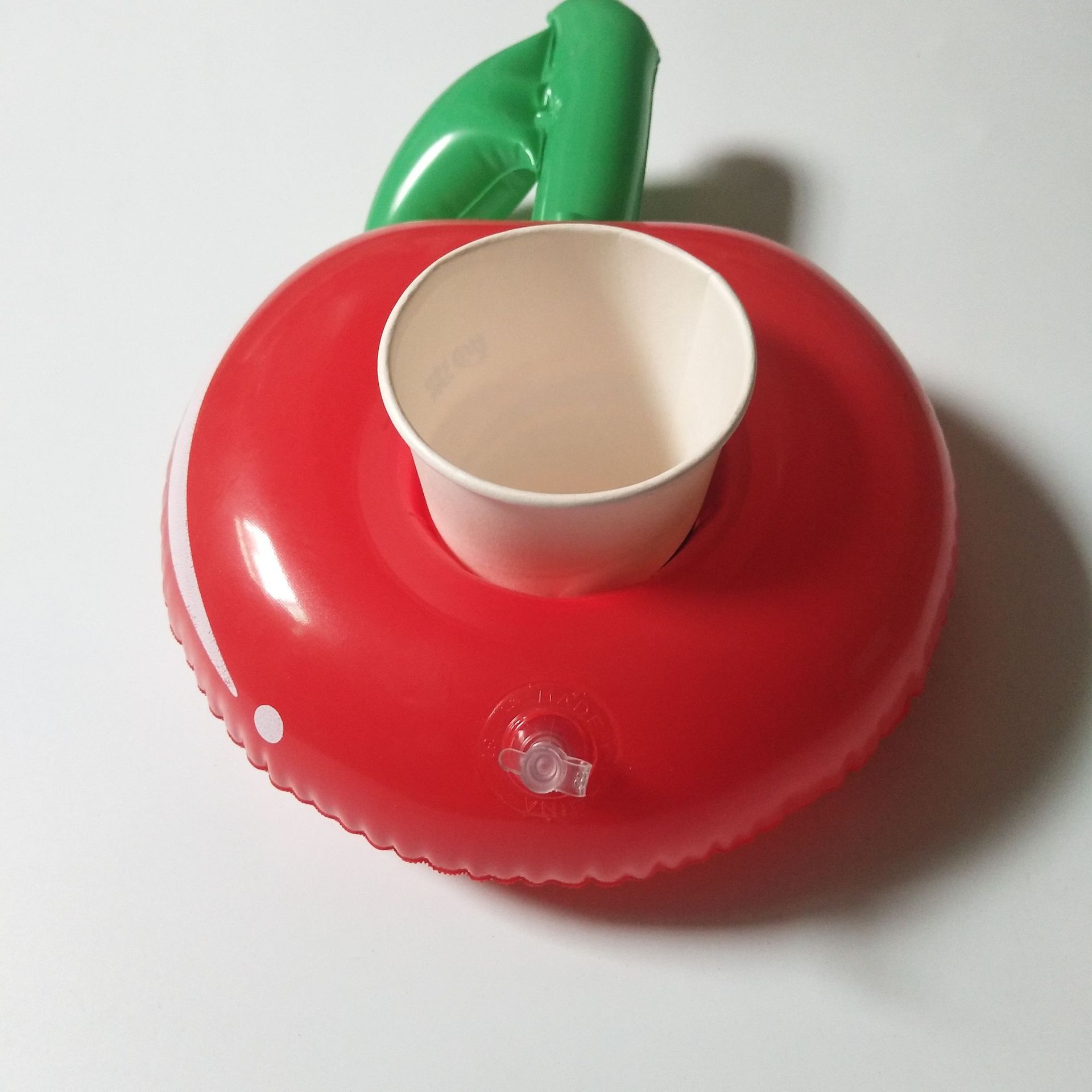 Pvc Opblaasbare Flamingo Zwembad Drinken Bekerhouder Halloween Outdoor Decoraties Watermeloen Cherry Citroen Voetbal Speelgoed: Cherry