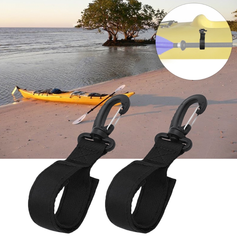 2 Stuks Kajak Peddel Keeper Roeispaan Spanband Houder Snap Clip Voor Sup Paddleboard Opblaasbare Boot Peddel