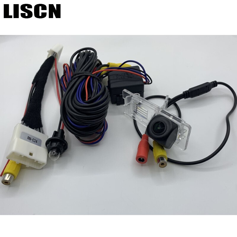 Caméra de sauvegarde pour Renault Clio 4, adaptateur d'écran OEM, caméra de recul et licence, pour Renault Clio 4, , , , , ,