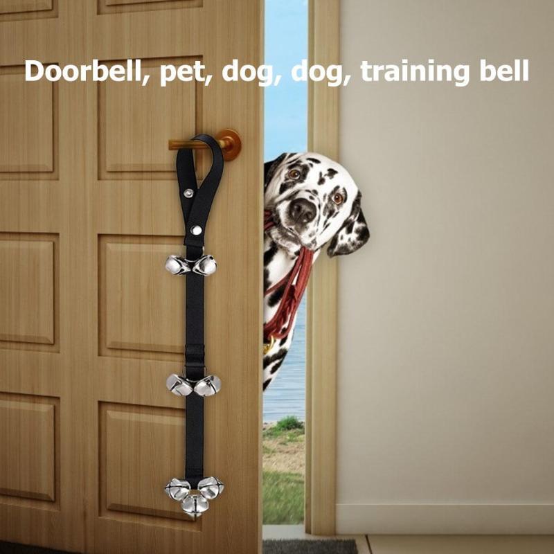 2 stuks Honden Training Bells Verstelbare Pet Hond Kat Inbraak Clicker Deur Bell Huisdier Puppy Honden Trein Deurbel