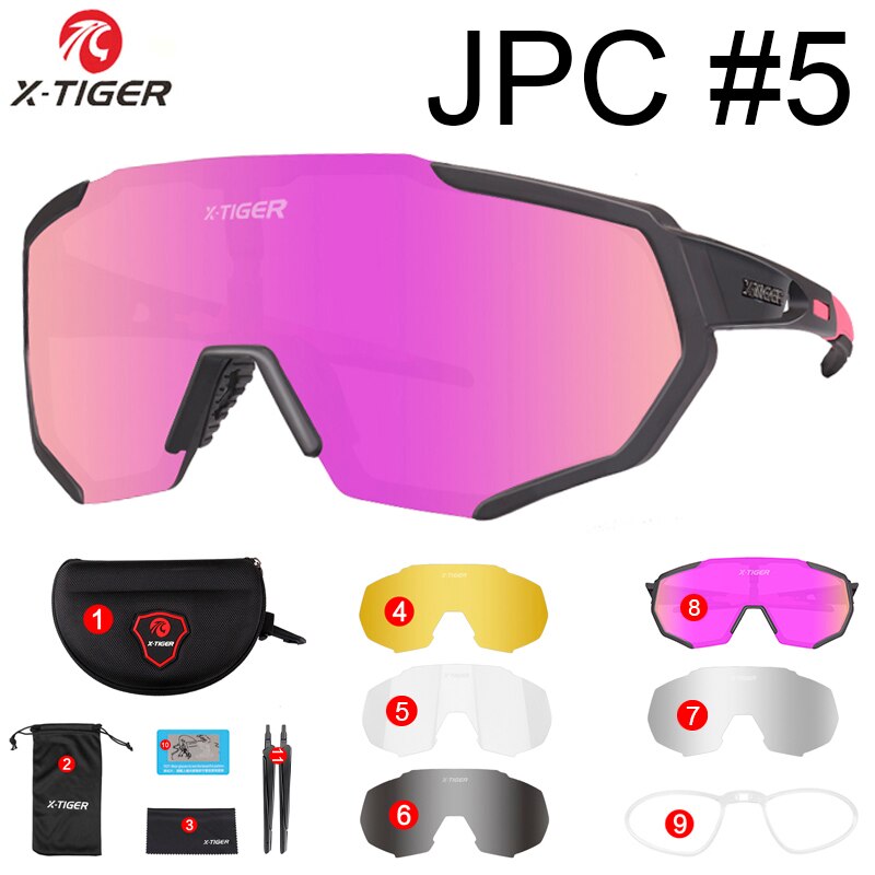 Gafas polarizadas X-TIGER para ciclismo, gafas para deportes al aire libre, gafas para bicicleta de montaña, gafas de sol para hombre y mujer, gafas para ciclismo