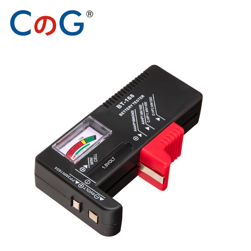 BT-168-Tabla de códigos AA/AAA/C/D/9V/1,5 v, indicador de fuente de alimentación de la batería, probador de voltaje, herramienta de diagnóstico de inspección, universal, 168pro