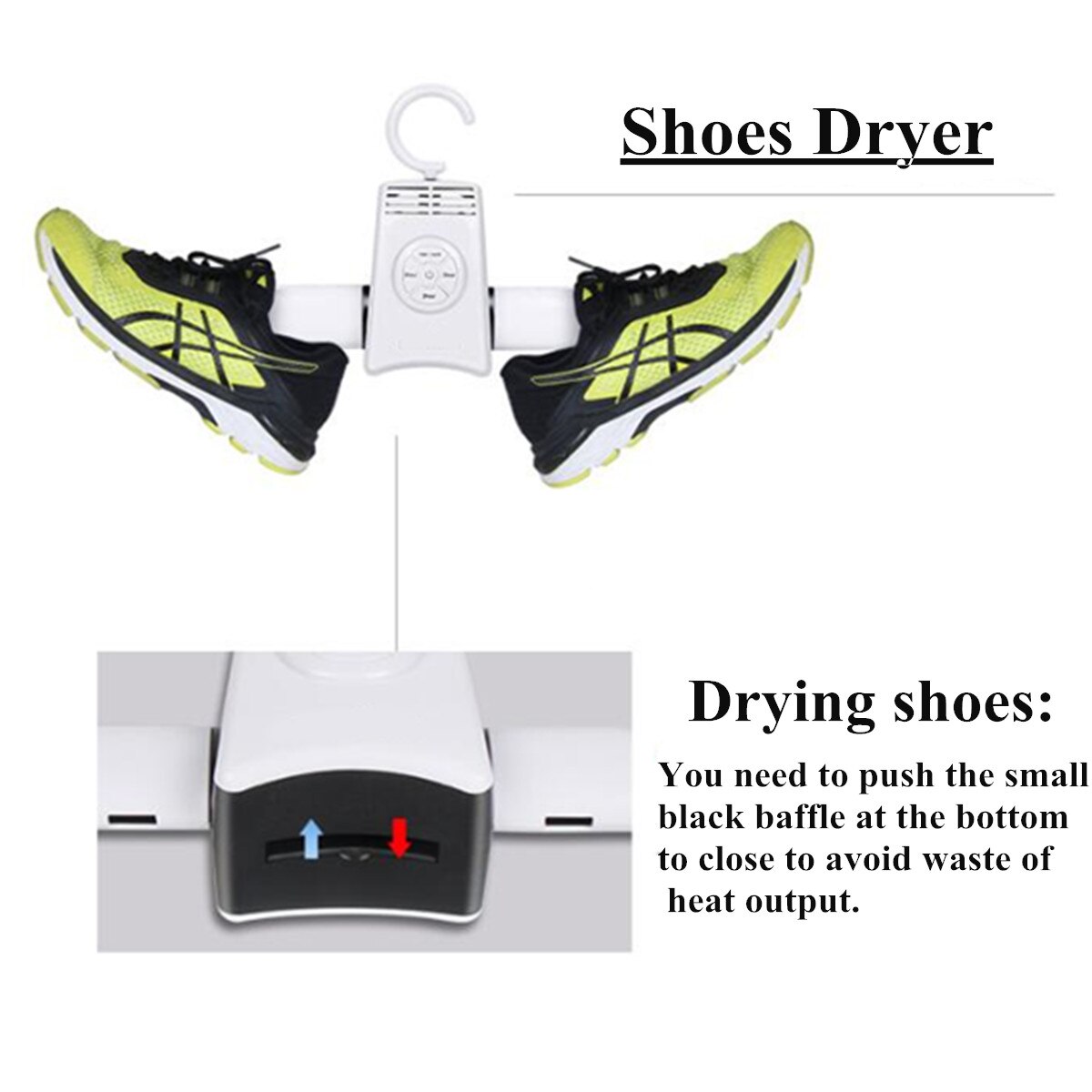 Bærbar tørretumbler sko tøjstativ bøjler sammenfoldelig vaskeri tørretumbler elektrisk tørretumbler maskine sko tørretumbler & koldluftstativ