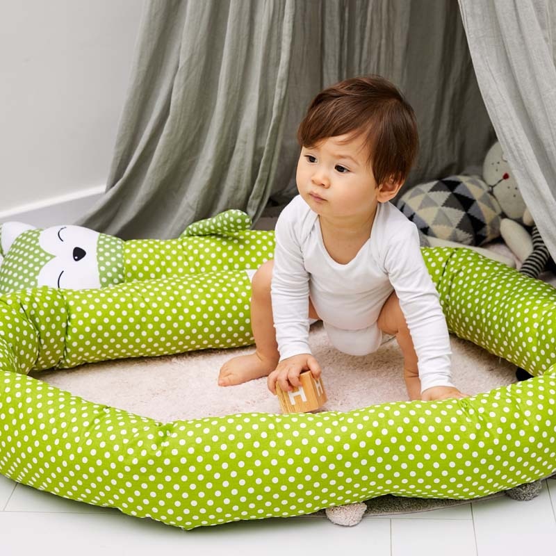 330 CM Baby Bed Bumper Voor Pasgeboren Baby Cot Protector Beddengoed Babykamer Decoratie Katoenen Baby Wieg Bumpers