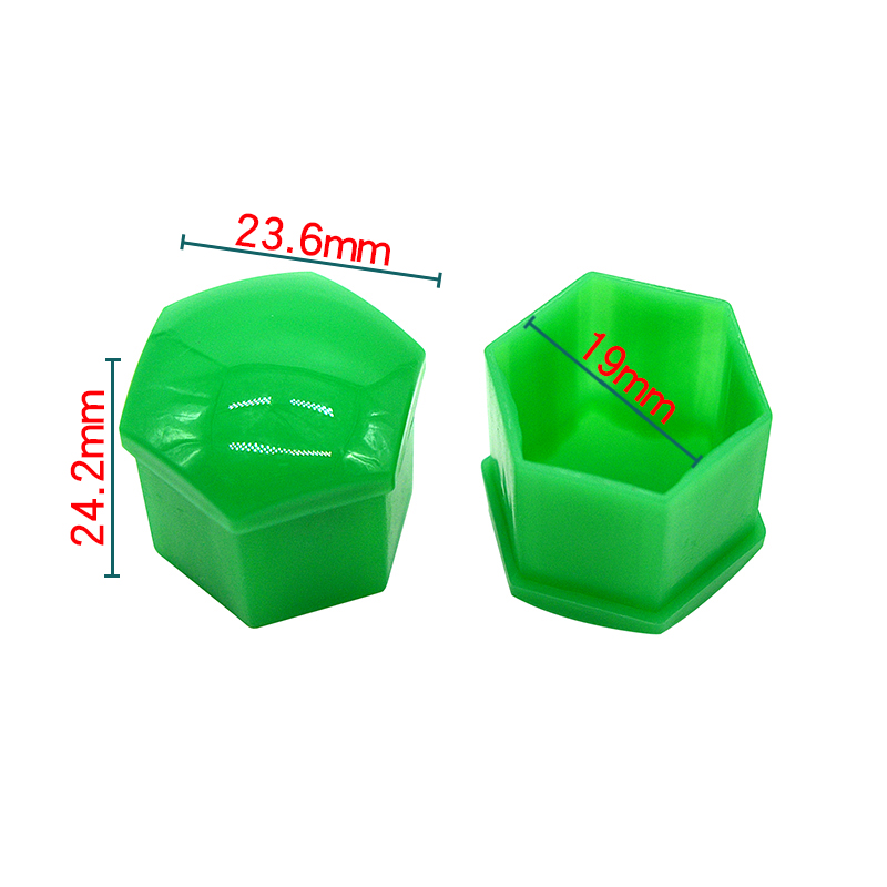 19mm tapa de rosca para vehículos rueda de neumático decoración de NutsTyre rueda tuerca tornillo perno de tornillo para coche estilo de coche Protector a prueba de polvo pernos de rueda 4
