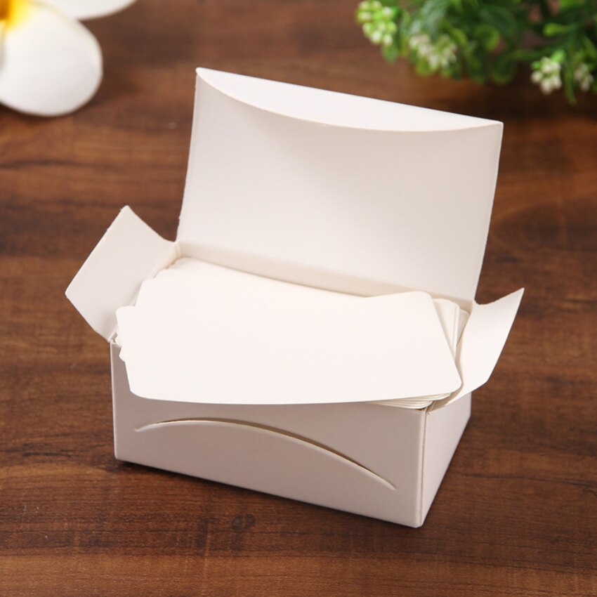 Tarjeta de papel Kraft 100 unids/lote, tarjetas de presentación en blanco, notas para mensajes, de , etiqueta de tarjetas de agradecimiento, tarjeta de nombre de libro